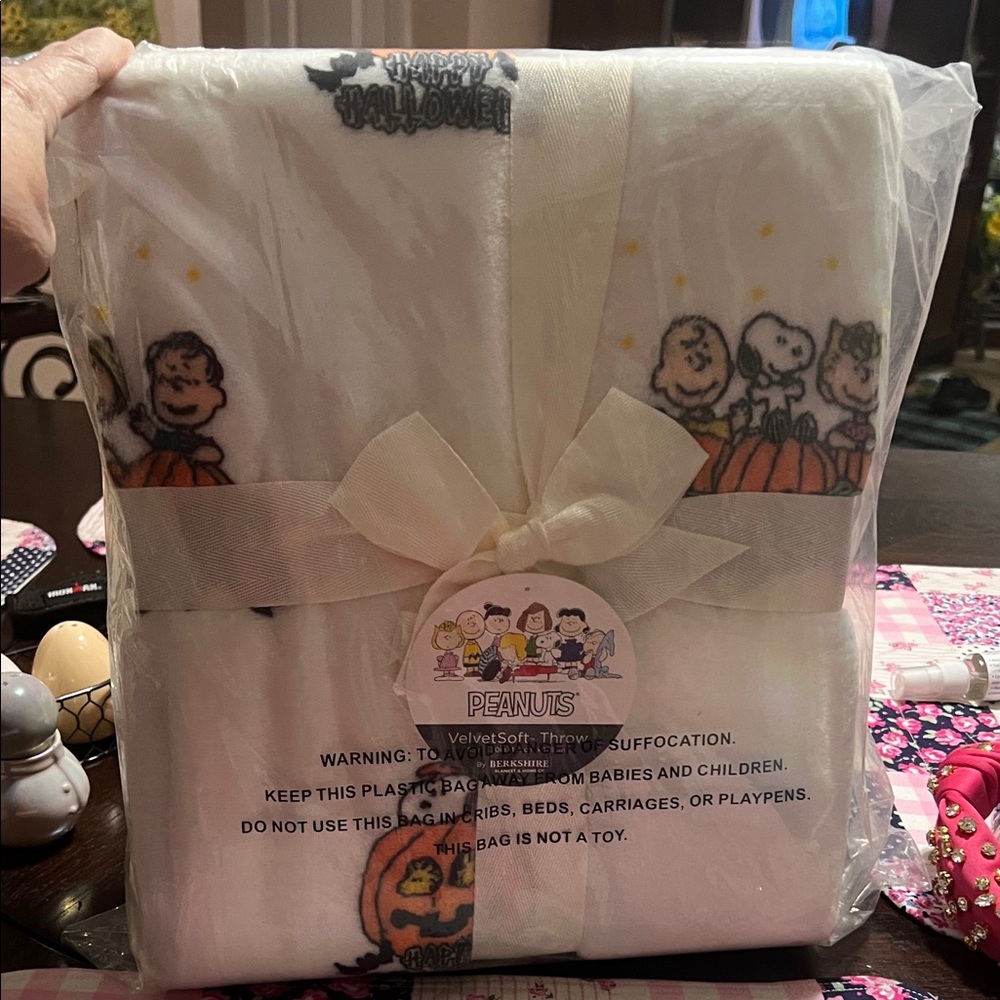 Peanuts Velvet-Soft Throw - NEW - Picture 2 of 3